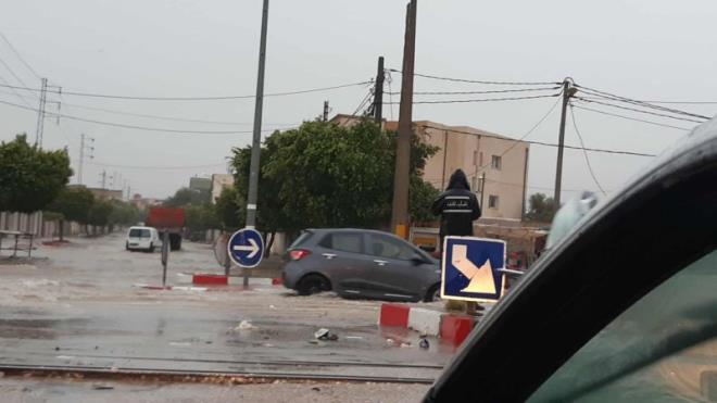 القصرين : انخفاض منسوب الأودية وعودة حركة المرور إلى طبيعتها