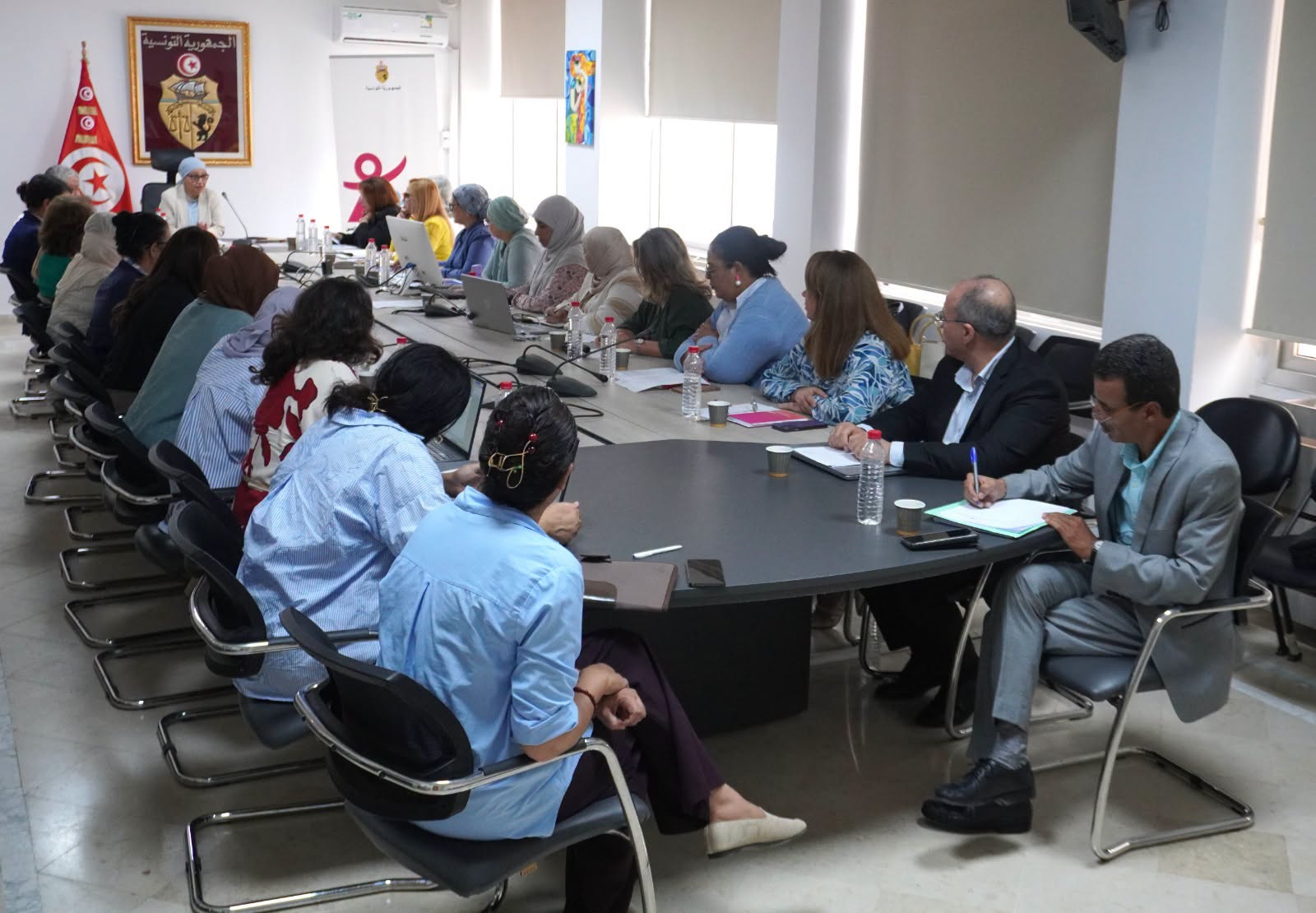 وزيرة الأسرة تشرف على جلسة عمل حول إعداد الخطط القطاعيّة لخطة العمل الوطنيّة الثانية لتنفيذ قرار مجلس الأمن 1325