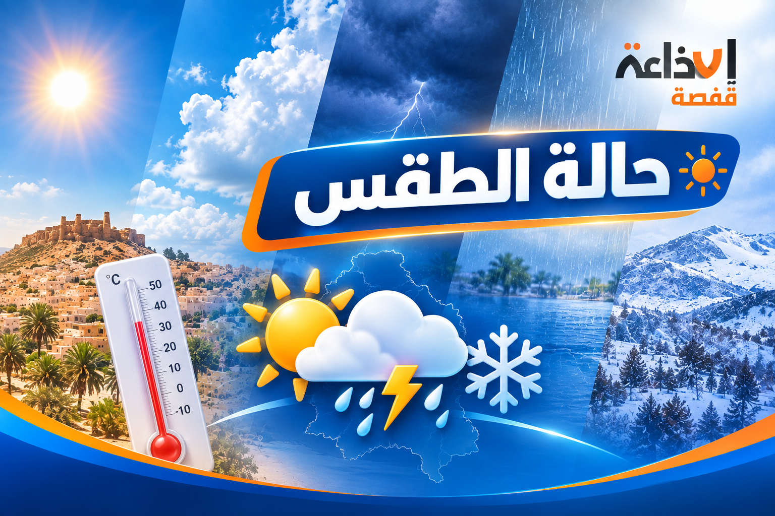 طقس الجمعة:انخفاض طفيف في درجات الحرارة