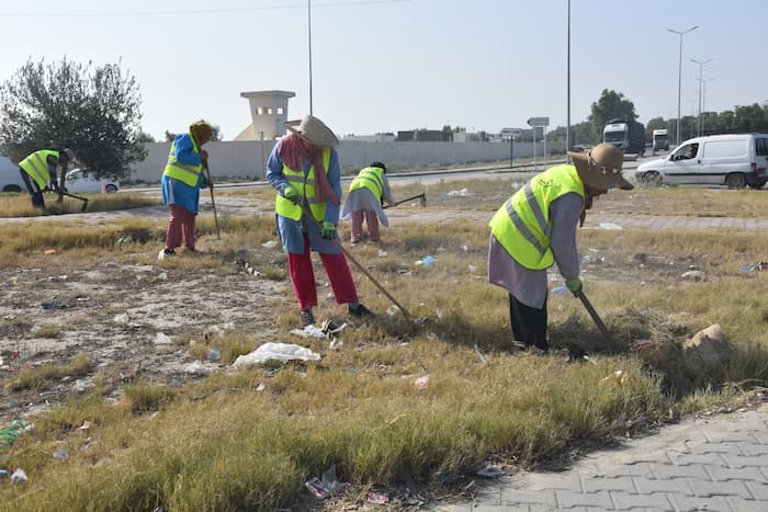 Kairouan : une vaste campagne de propreté permet d’évacuer près de 1 500 tonnes de déchets