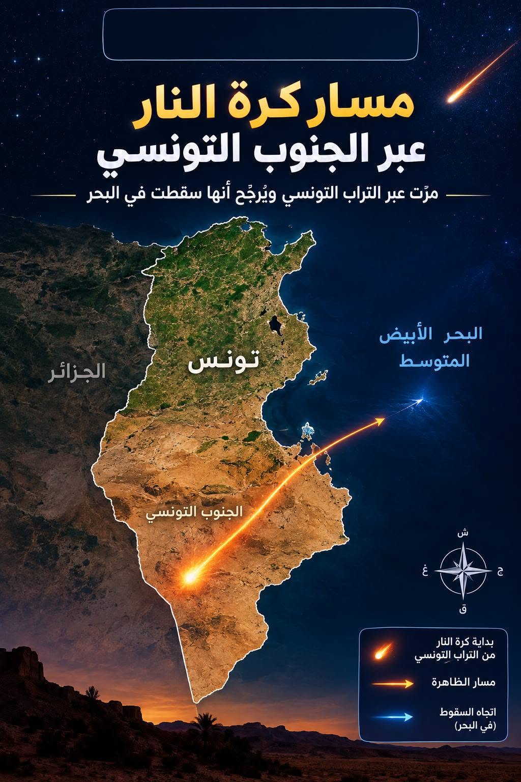 الجمعية التونسية لعلوم الفلك : الدعوة الى تركيز منظومة مراقبة فلكية للمجال الجوي التونسي تمكن من الحصول على معلوات دقيقةحول الظواهر الفلكية