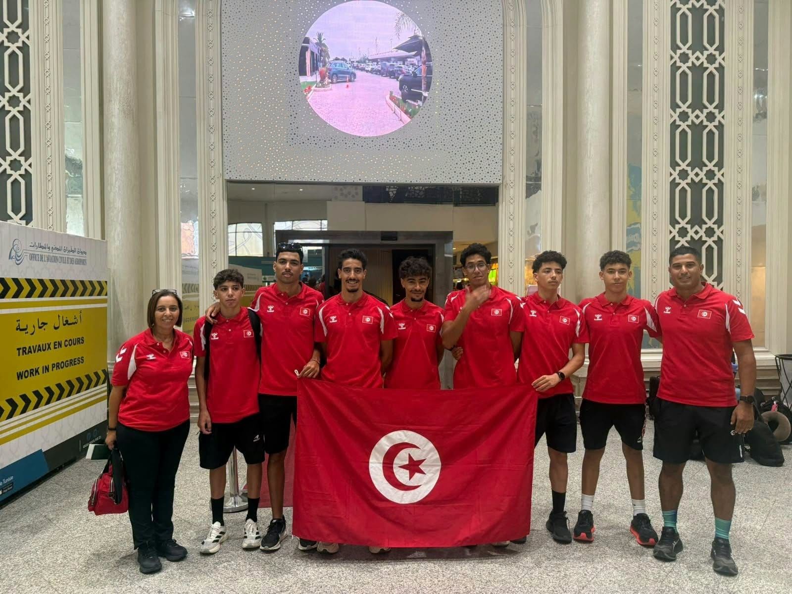 بعثة المنتخب الوطني للترياتلون تغادر إلى مصر للمشاركة في البطولة الإفريقية