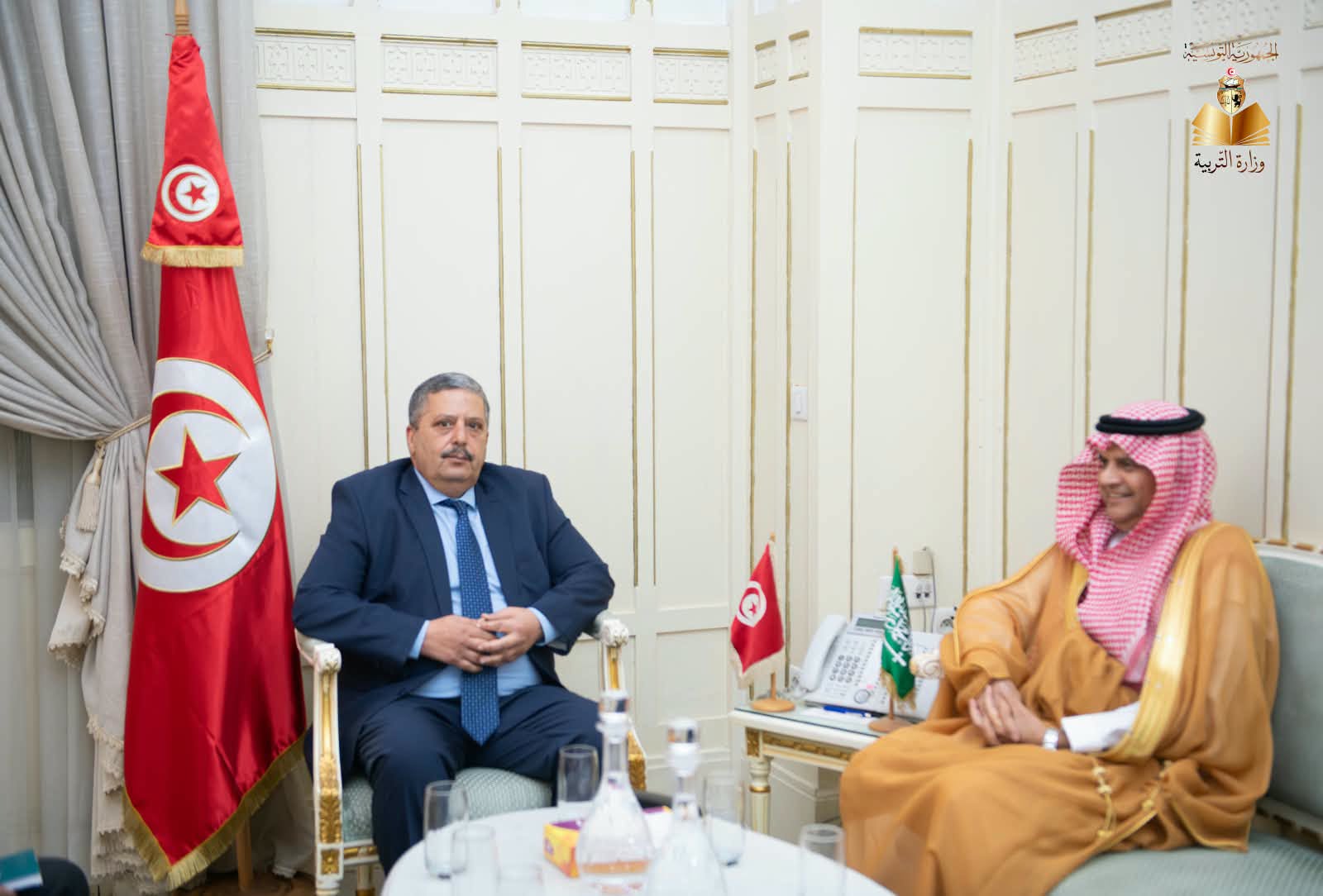 وزير التربية وسفير السعودية بتونس يتّفقان على وضع برامج عمل مشتركة
