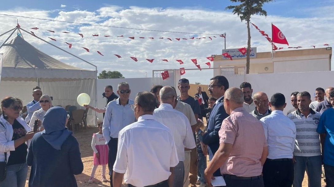 قفصة:افتتاح نادي الشباب الريفي بمنطقة السوينية بمعتمدية سيدي عيش