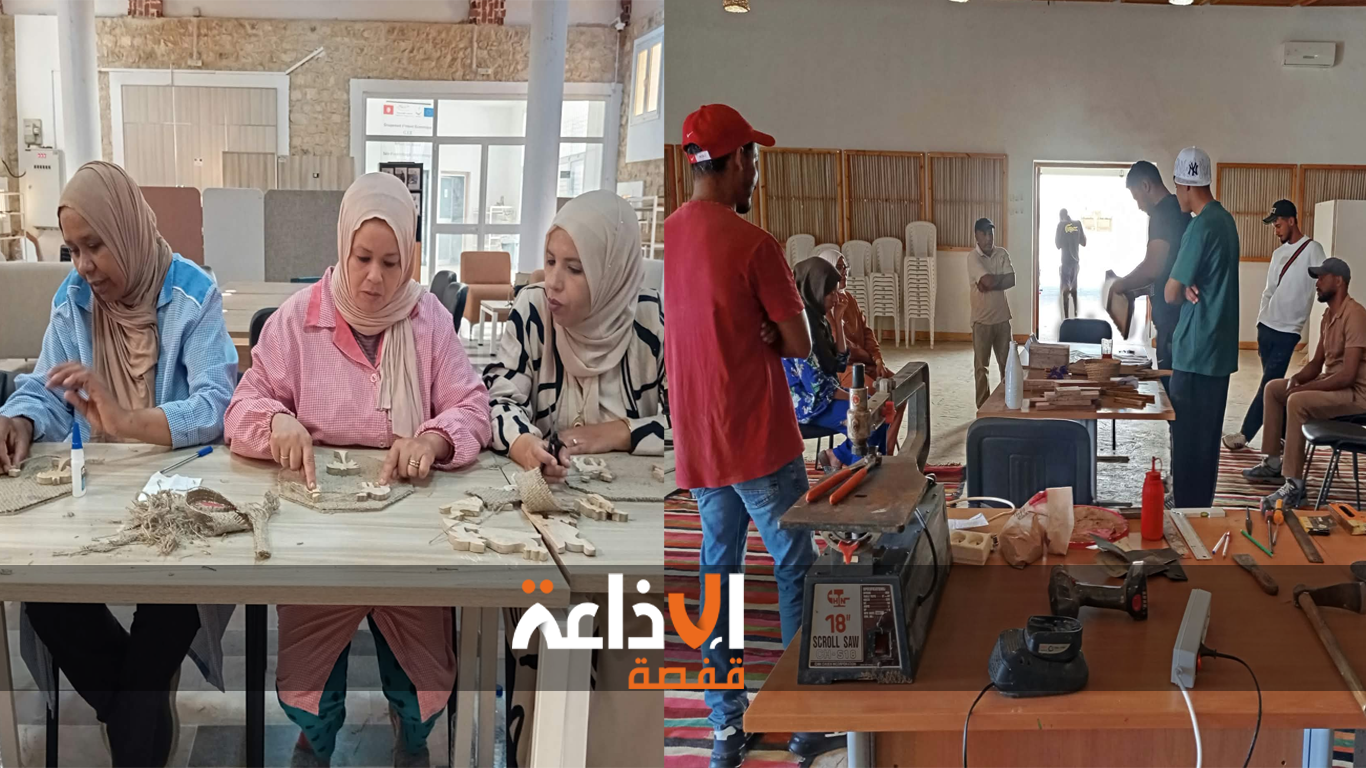 ولايتي توزر وسيدي بوزيد : تنظيم دورات تكوينية في  اختصاص خشب النخيل وخشب الزيتون وتوظيفهم في الصناعات التقليديـــة