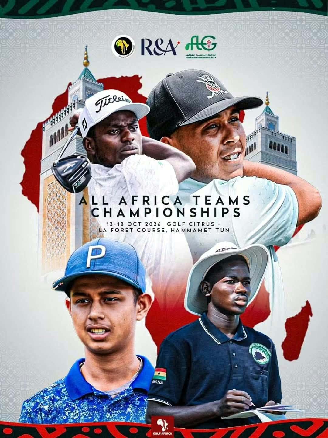 Golf : Hammamet accueille le championnat d’Afrique masculin dès aujourd’hui