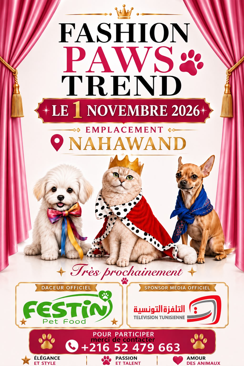 تظاهرة Fashion Paws في نسختها 2 تجمع بين محبي الموضة و الحيوانات الاليفة