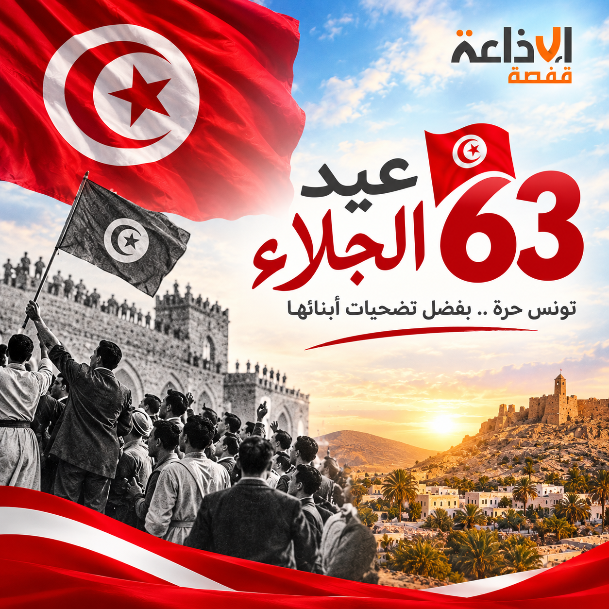 قبلي : دور الثقافة بالجهه تحيي الذكرى 63 لعيد الجلاء