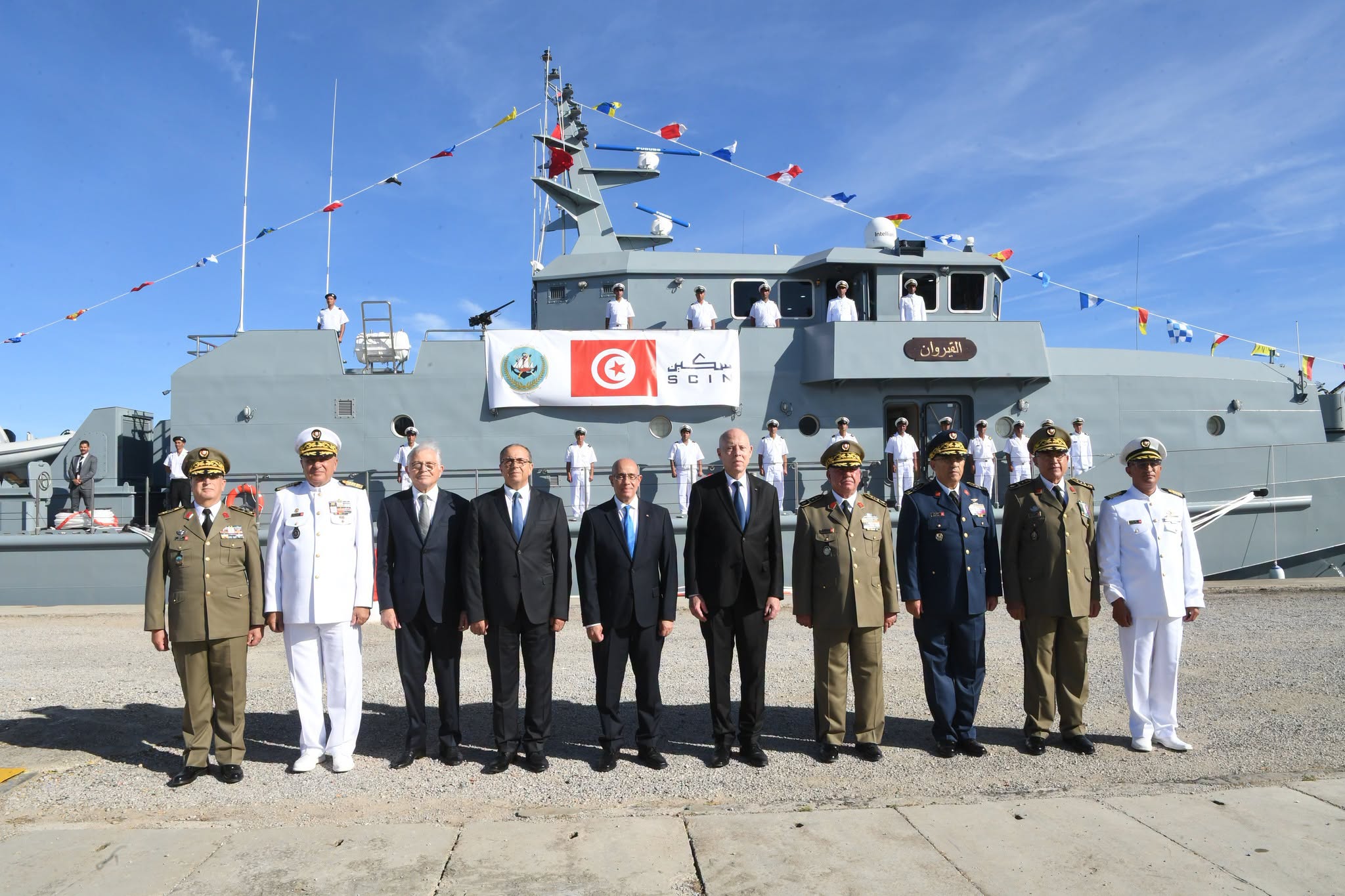 Fête de l’évacuation : Kaïs Saïed commémore le 63e anniversaire à Bizerte et inaugure un patrouilleur militaire