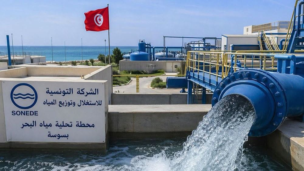 دخول محطة تحلية مياه البحر بسوسة حيز الاستغلال لتعزيز الأمن المائي