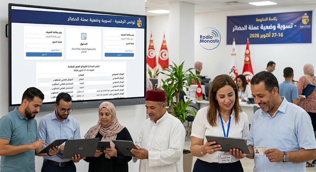 تسوية وضعية عملة الحضائر: دعوة الدفعة الثانية لتحديد مراكز العمل عبر المنصة الرقمية إلى غاية 27 أكتوبر