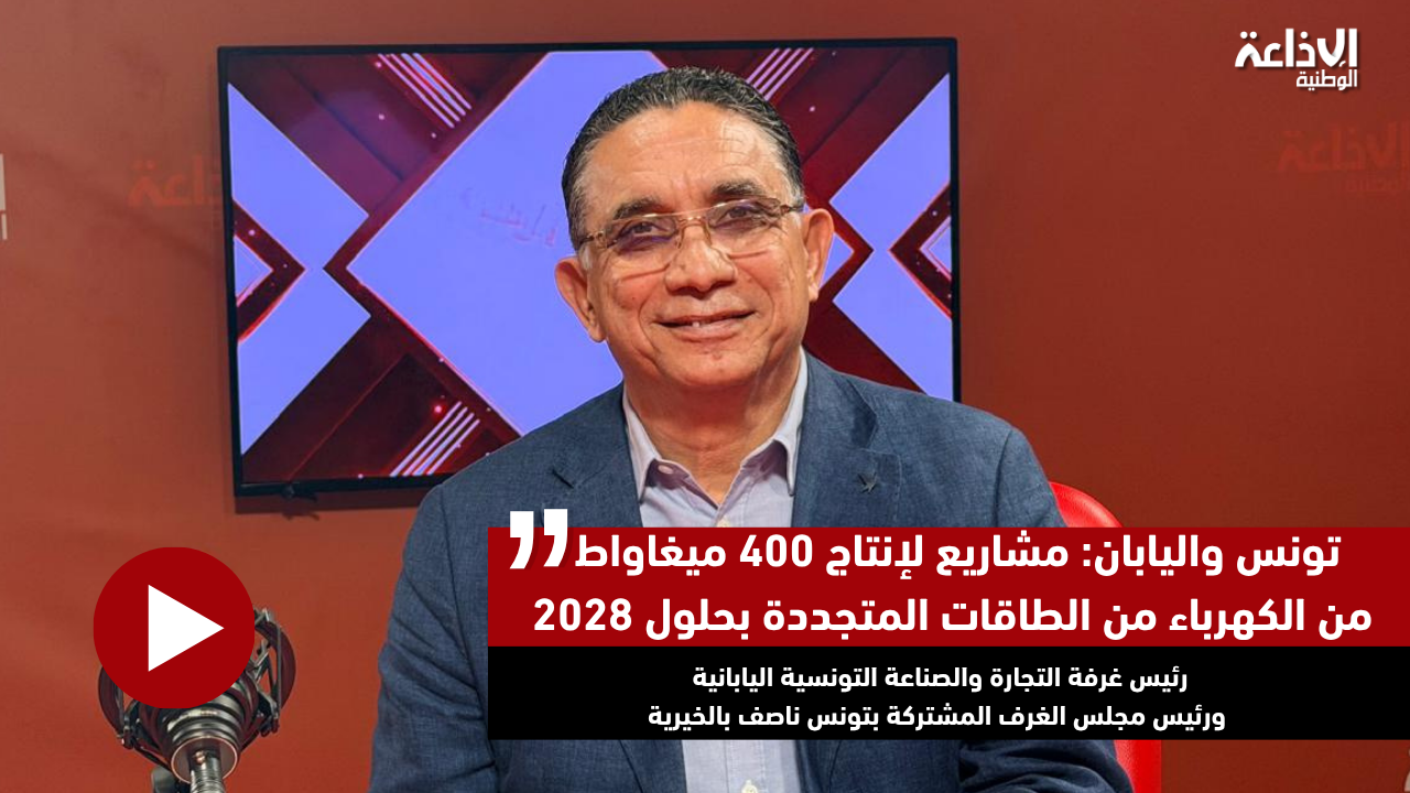 تونس واليابان: مشاريع لإنتاج 400 ميغاواط من الكهرباء من الطاقات المتجددة بحلول 2028