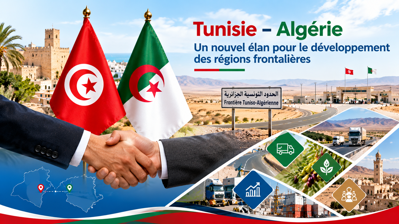 Tunisie–Algérie : un nouvel élan pour le développement des régions frontalières