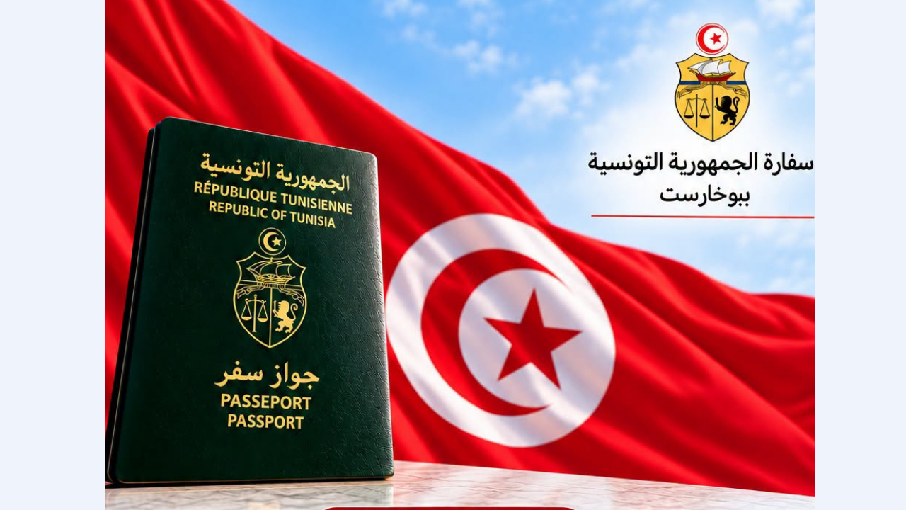تركيز وحدة لإنتاج جوزات السفر المقروءة آليا بسفارة تونس ببوخارست