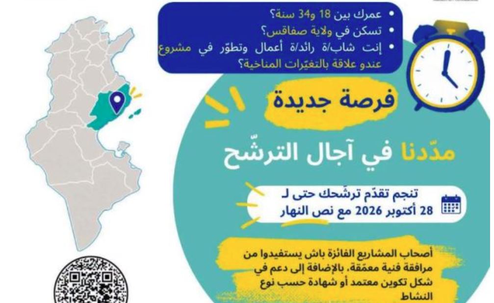وزارة البيئة تفتح باب الترشح لمسابقة لاختيار أفضل المشاريع المناخية المبتكرة بصفاقس