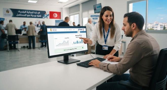 تطوير الإدارة الجبائية والرقمنة : إتاحة التصريح لـ85 ألف مطالب بالأداء عن بعد وربط أكثر من 270 جهاز تسجيل
