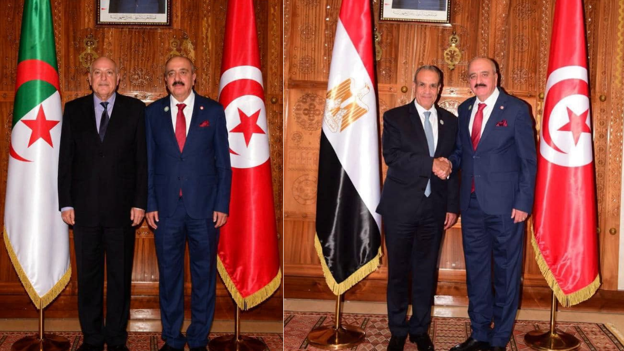 وزير الخارجية يبحث مع نظيريه الليبي والمصري جوانب التعاون والاستعدادات للاستحقاقات القادمة
