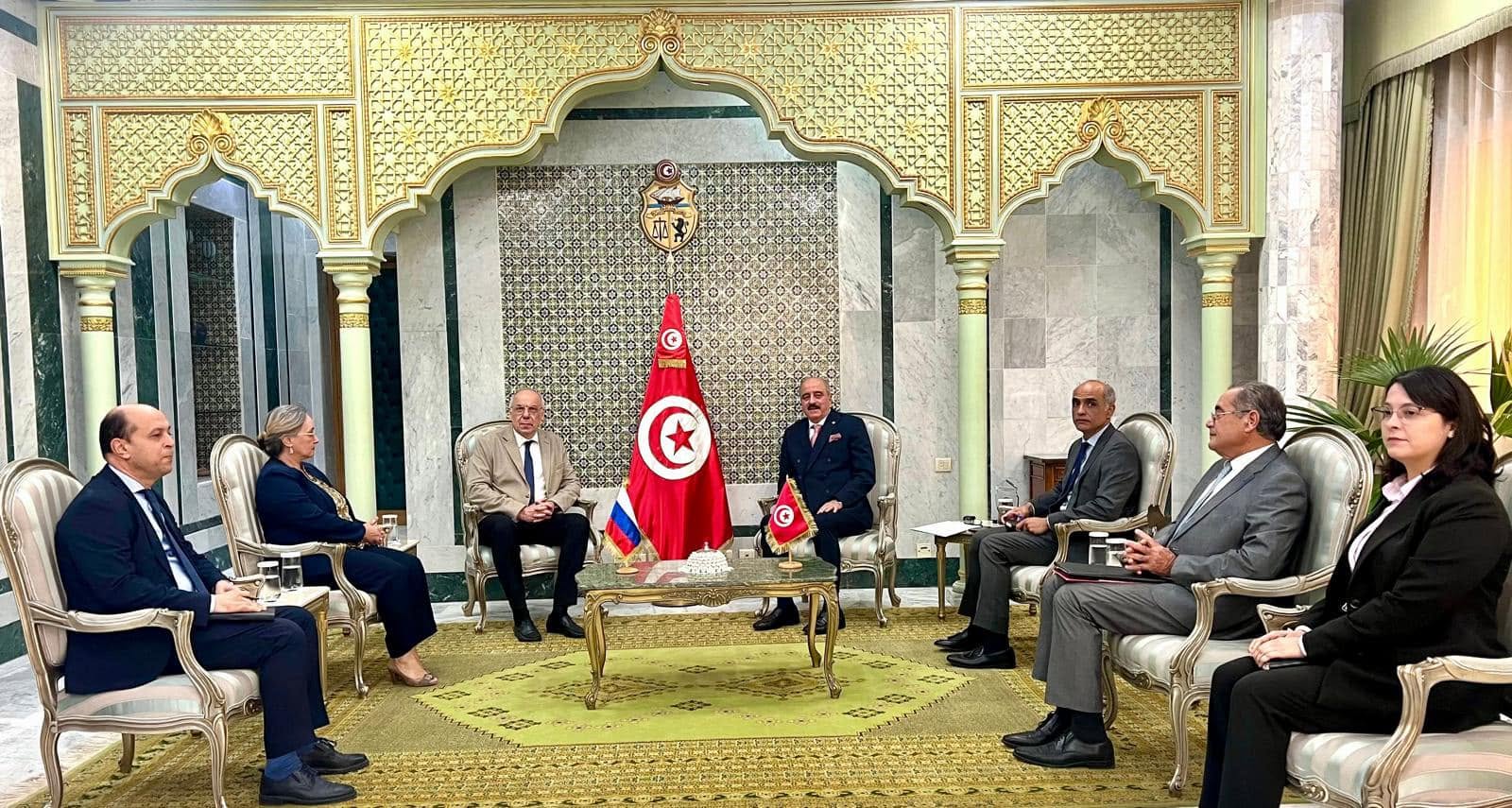 متابعة مخرجات القمة الروسية الإفريقية الثالثة محور لقاء بين وزير الخارجية والسفير الروسي
