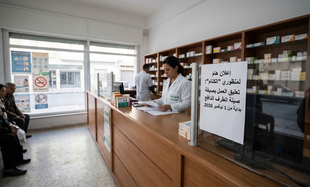 بداية من يوم غد الصيدليات الخاصة تعلق العمل بصيغة الطرف الدافع لفائدة منظوري "الكنام"